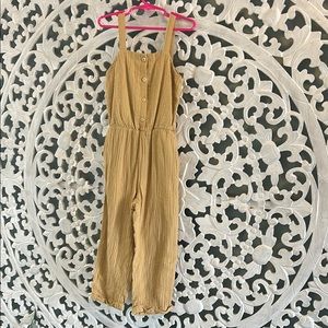 Girls mustard H&M Jumpsuit